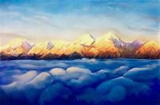 彩铅风景画图片
